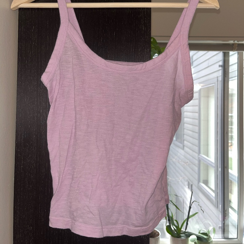 LIKE NEW | Wild Fable Cropped Fitted Wide Strap Tank Top